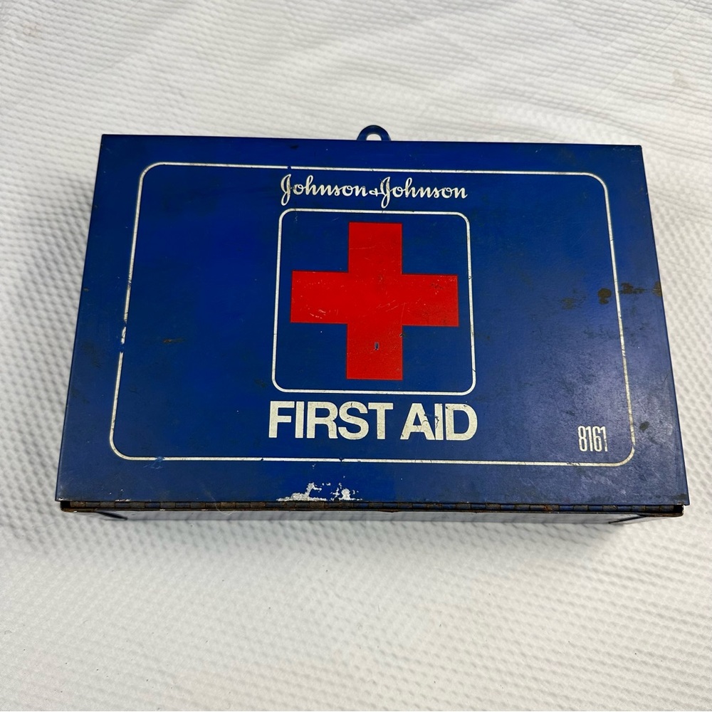 Vintage Johnson & Johnson first aid box